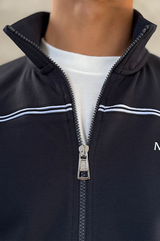 Мужской спортивный костюм Moncler striped - Navy