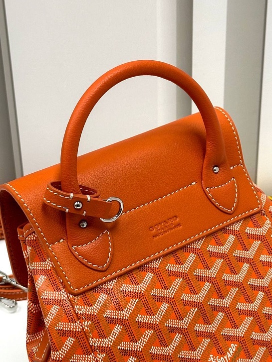 Женский рюкзак Goyard Alpin Mini Premium 23x19x9.5 см - Orange