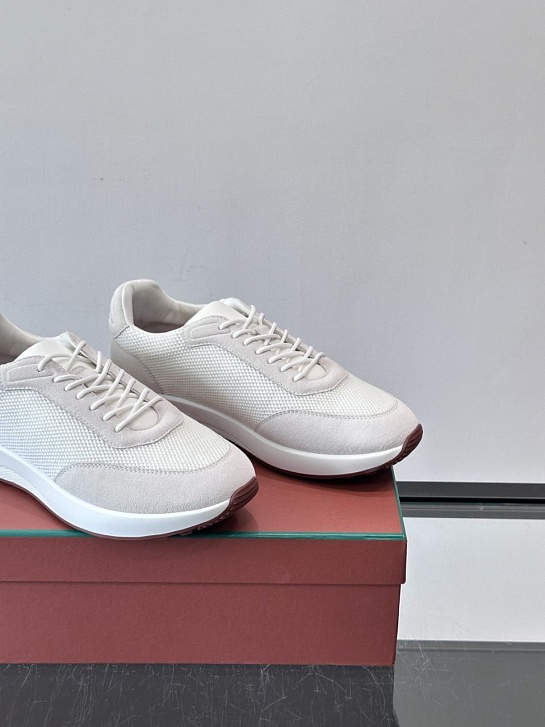 Мужские кроссовки Loro Piana Week End Walk - White