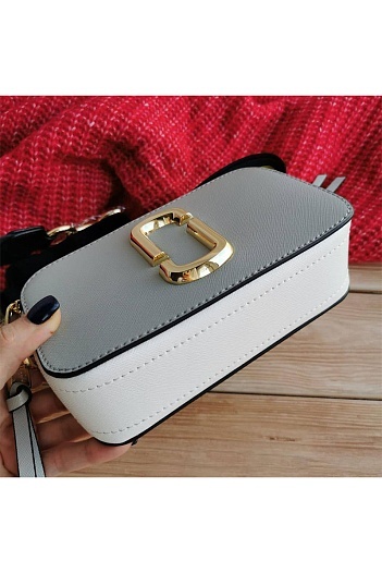 Кожаная сумка Marc Jacobs The Snapshot Dust Multi 19x11 см   
