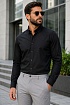 Мужская чёрная рубашка Armani Exchange