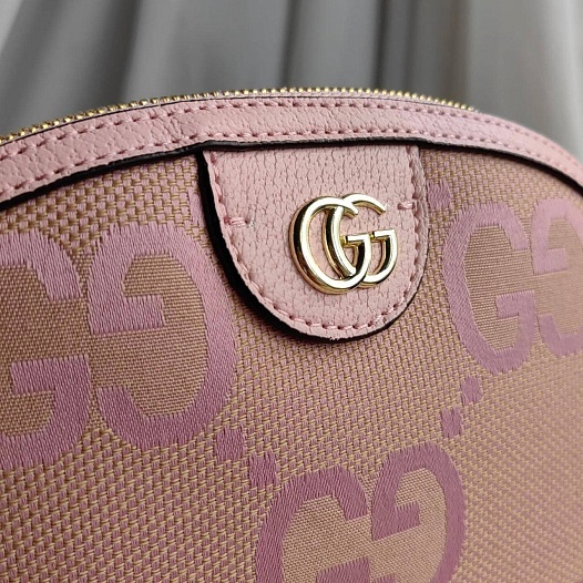 Сумка Gucci Ophidia Jumbo GG Small 24x18 см - Pink   