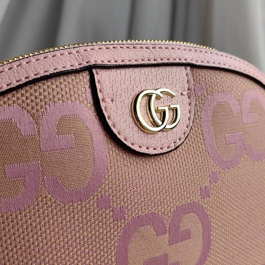 Сумка Gucci Ophidia Jumbo GG Small 24x18 см - Pink