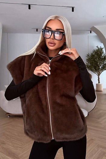 Женская шерстяная безрукавка Loewe premium   