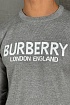 Мужской джемпер Burberry logo-intarsia - Grey