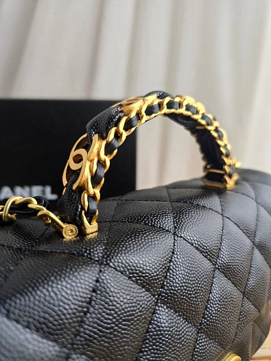 Кожаная сумка Chanel Burgundy Quilted 20x13 см   