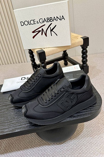 Мужские кроссовки Dolce & Gabbana Cushion - Black   