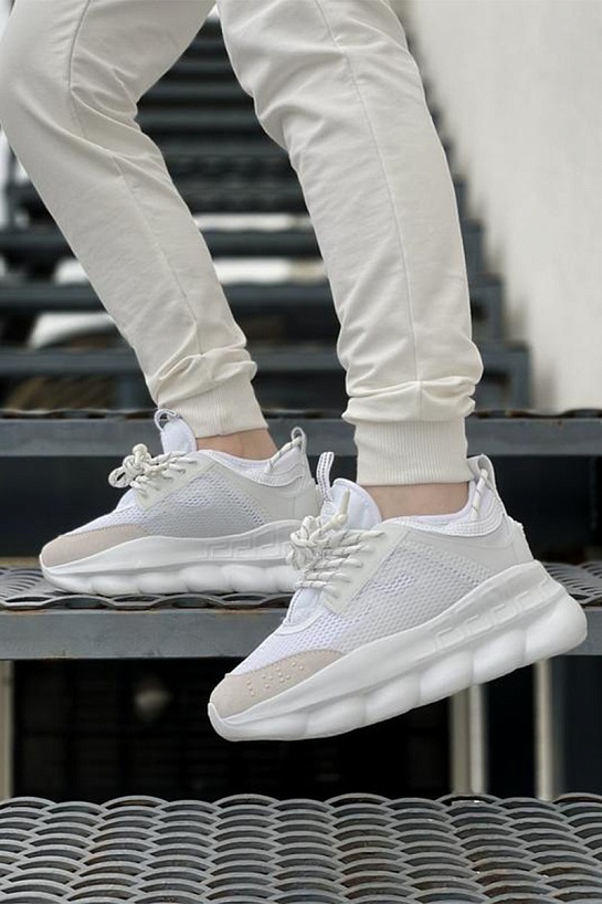 Кроссовки Versace Chain Reaction - White