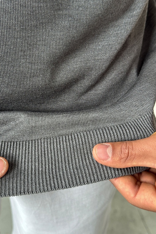 Мужское поло Stefano Ricci Eagle zip-neck - Grey