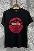 Чёрная мужская футболка Versace Medusa Smiley logo