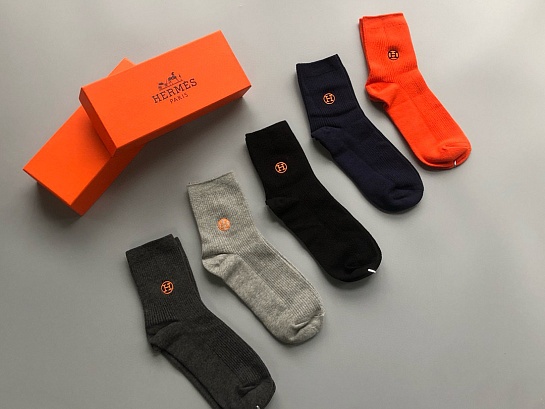 Комплект носков Hermes H embroidered