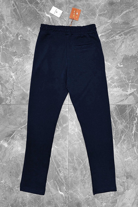 Спортивные штаны Loro Piana logo-embroidered - Navy