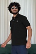 Мужское чёрное поло Brunello Cucinelli