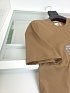 Мужская коричневая футболка Hermes premium