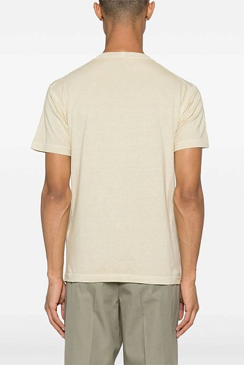 Мужская футболка Stone Island compass-patch - Beige   