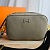 Женская серая сумка Hermes 20x15 см