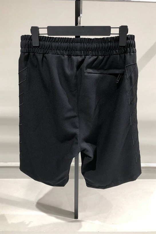Чёрные мужские шорты Off-White logo-print