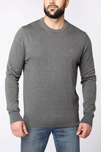 Мужская серая кофта Armani Exchange   