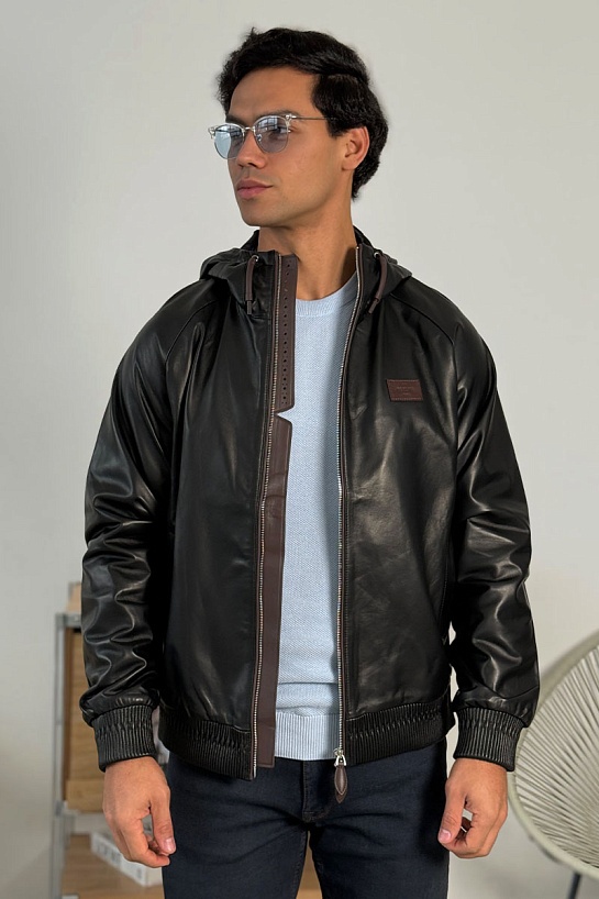 Мужская кожаная куртка Berluti Premium