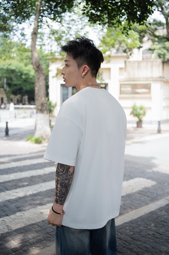 Белая оверсайз футболка Maison Margiela Premium