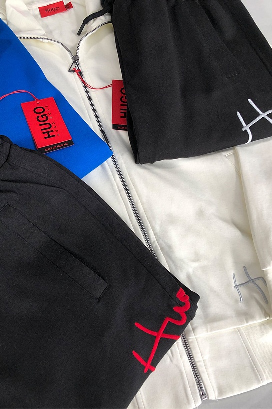 Мужские черные штаны Hugo Boss