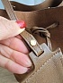 Замшевая сумка Yves Saint Laurent  Paris VII Pochon