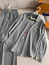 Женский серый костюм Schiaparelli premium