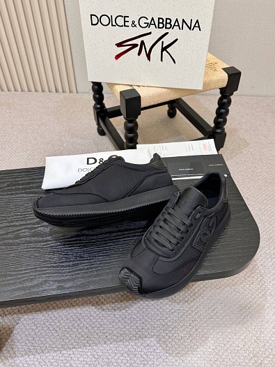 Мужские кроссовки Dolce & Gabbana Cushion - Black   