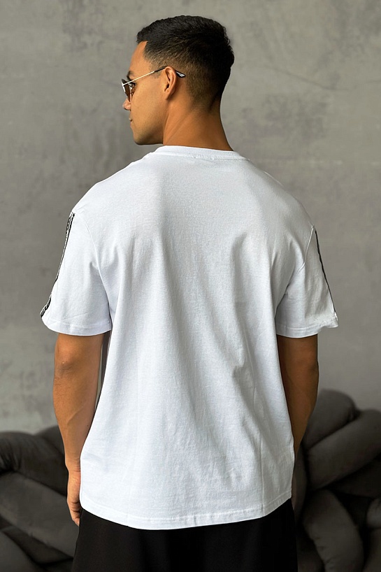 Белая оверсайз футболка Dior