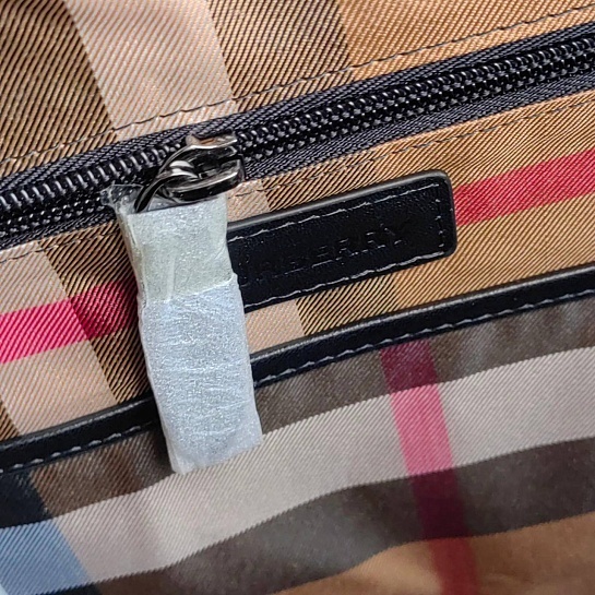 Кожаный рюкзак Burberry London Check 39х28x9 см
