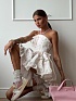 Женское платье Jacquemus белого цвета