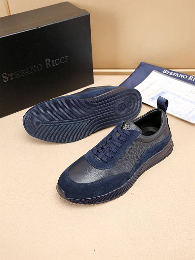 Мужские комбинированные кроссовки Stefano Ricci   
