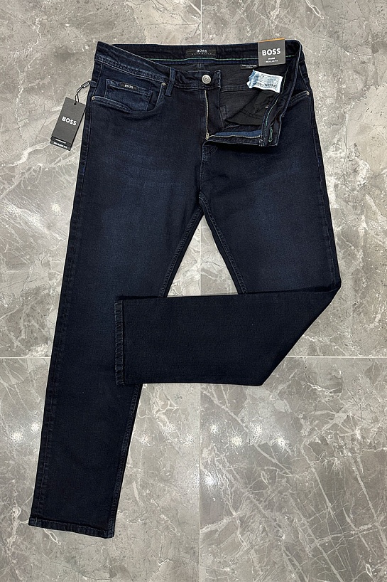 Джинсы тёмно-синего цвета Hugo Boss regular fit
