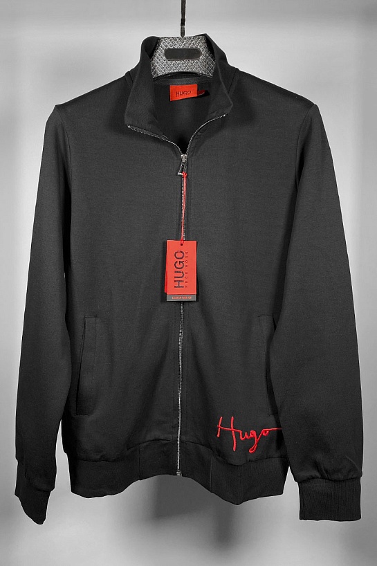 Мужская чёрная кофта Hugo Boss