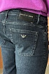 Мужские чёрные джинсы Emporio Armani regular fit