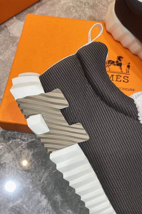 Мужские кроссовки Hermes Bouncing - Black / White