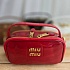 Женская лакированная сумка MIU MIU 20x12 см - Red