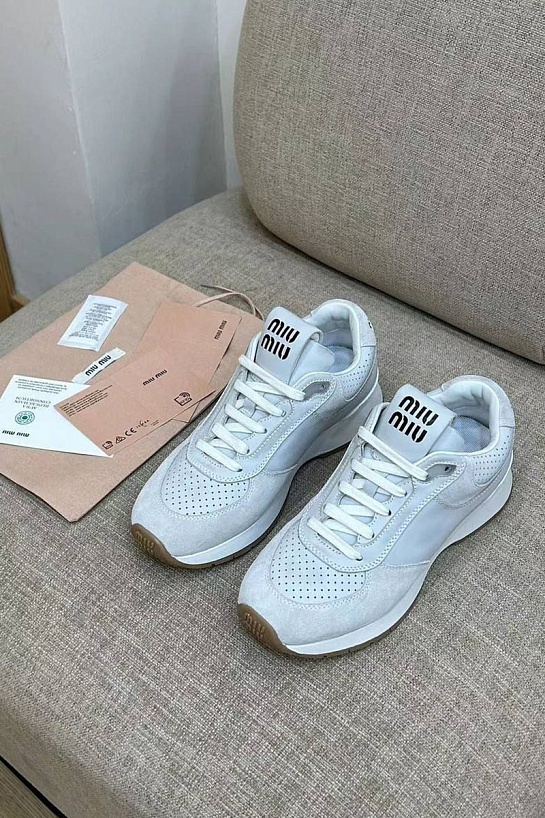 Женские кроссовки MIU MIU Premium - Grey