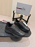 Кожаные кроссовки с мехом Prada America's Cup