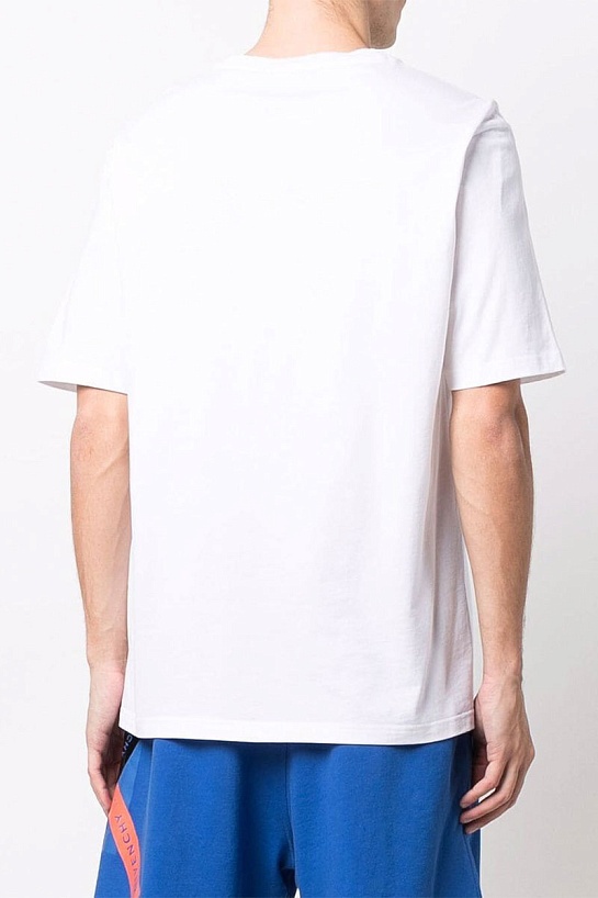 Белая оверсайз футболка Moschino embroidered