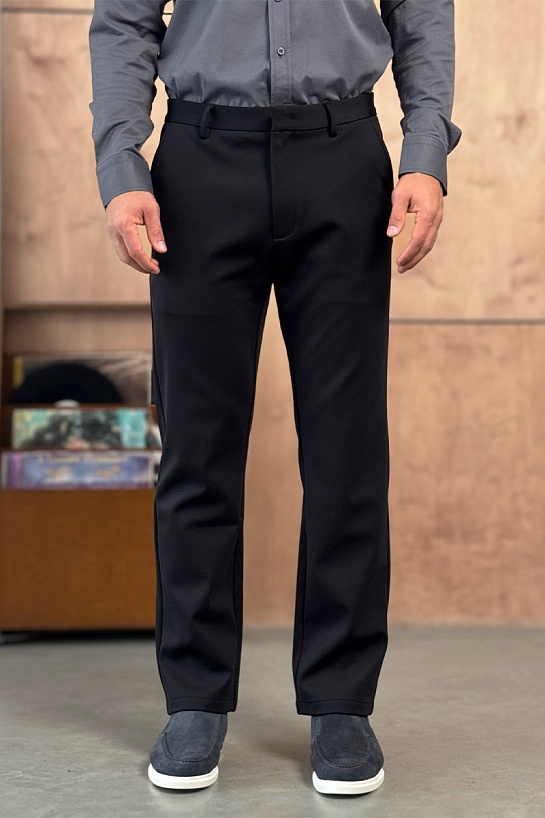 Утеплённые брюки Zegna чёрного цвета