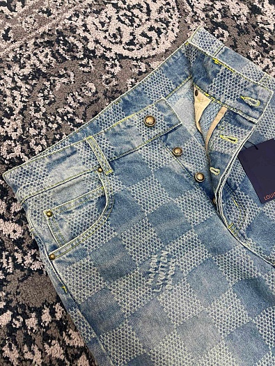 Мужские джинсы Marque Louis Vuitton Deposée Premium   