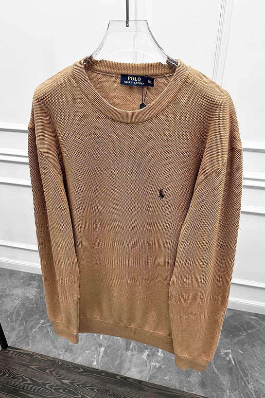 Мужской джемпер Роlо Ralрh Lаurеn pony-embroidered - Brown