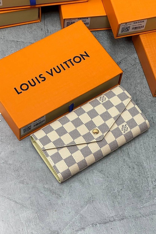 Кожаный кошелек Louis Vuitton Sarah Premium 19x10.5x2.5 см