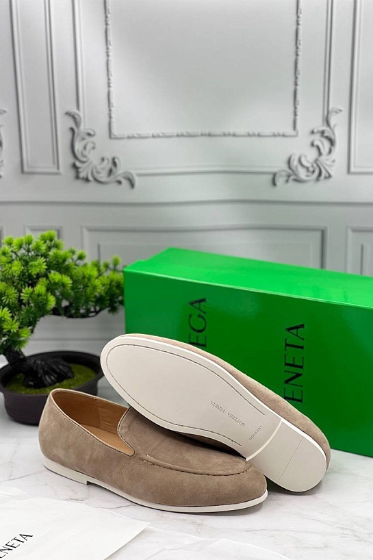 Мужские замшевые лоферы Bottega Veneta