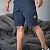 Синие шорты Stone Island cargo compass-patch