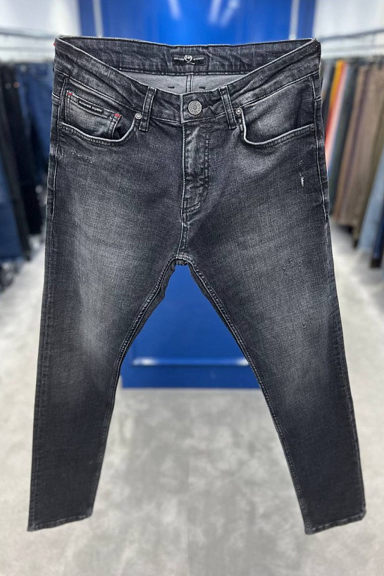 Мужские чёрные джинсы Alexander McQueen