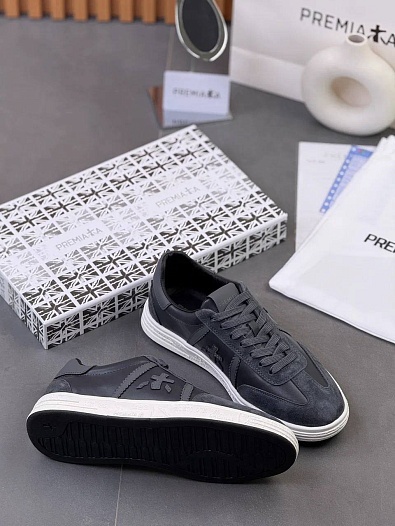 Комбинированные кроссовки Premiata Bonnie - Navy   