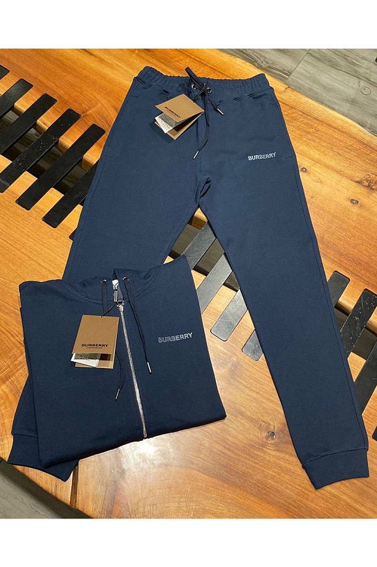 Тёмно-синие спортивные штаны Burberry Milo