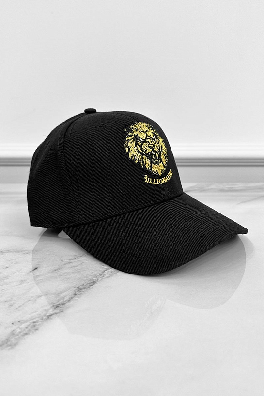 Мужская чёрная бейсболка Billionaire